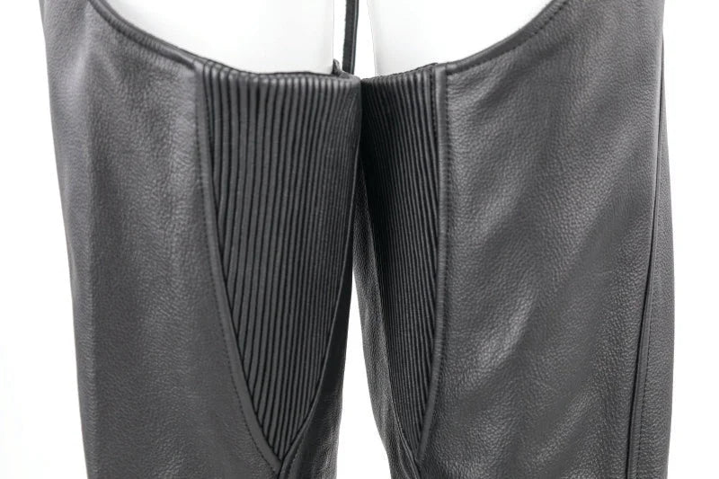 Kuryakyn Leather By River Road Sierra Leather Chaps Black Womens - Small - Additional View 6