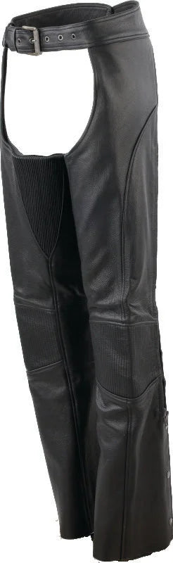 Kuryakyn Leather By River Road Sierra Leather Chaps Black Womens - Small - Additional View 7