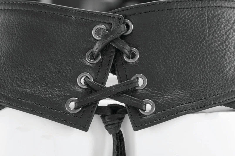Kuryakyn Leather By River Road Sierra Leather Chaps Black Womens - Small - Additional View 8