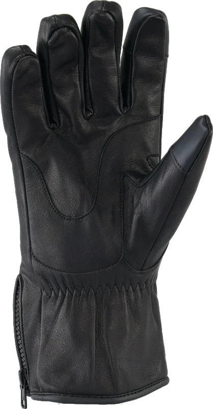 Kuryakyn Leather By River Road Taos Cold Weather Gloves Black - Small - Installation View