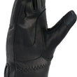 Load image into Gallery viewer, Kuryakyn Leather By River Road Taos Cold Weather Gloves Black Womens - Small - Side View
