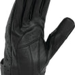 Load image into Gallery viewer, Kuryakyn Leather By River Road Tucson Leather Perforated Gloves Black - Small - Back View