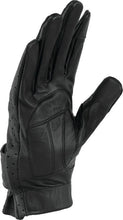 Load image into Gallery viewer, Kuryakyn Leather By River Road Tucson Leather Perforated Gloves Black - Small - Back View