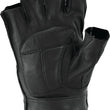 Load image into Gallery viewer, Kuryakyn Leather By River Road Tucson Shorty Gloves Black - Small - Back View