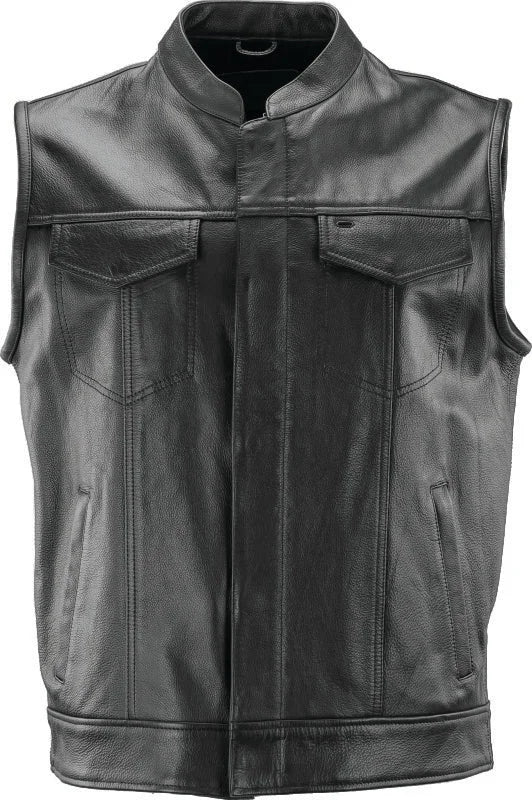 Kuryakyn Leather By River Road Vandal Club Vest Black - 3XL