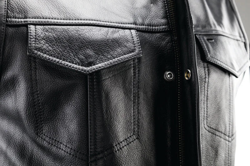 Kuryakyn Leather By River Road Vandal Club Vest Black - Small - Installation View