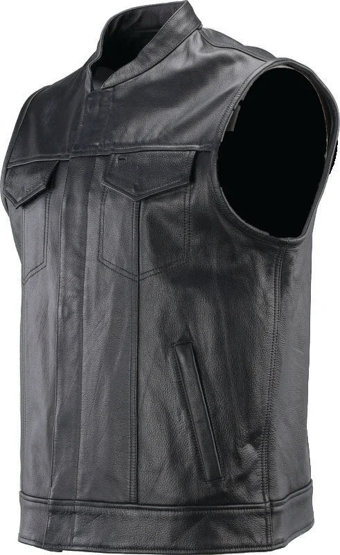 Kuryakyn Leather By River Road Vandal Club Vest Black - Small - Additional View 5