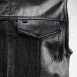 Load image into Gallery viewer, Kuryakyn Leather By River Road Vandal Club Vest Black - Small - Additional View 6