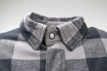 Load image into Gallery viewer, Kuryakyn Leather By River Road Vise Flannel Moto Shirt - Large - Side View