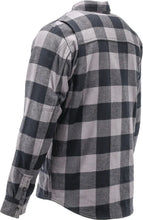 Load image into Gallery viewer, Kuryakyn Leather By River Road Vise Flannel Moto Shirt - Large - Back View