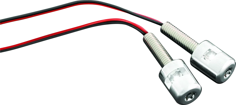 Kuryakyn Led License Plate Bolt Lights Chrome - Detail View