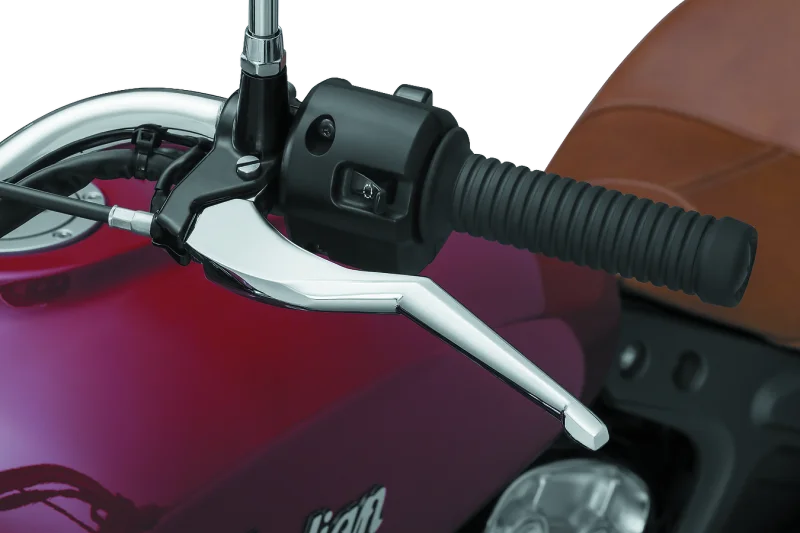 Kuryakyn Legacy Levers For 15-16 Scout Chrome - Side View