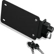 Load image into Gallery viewer, Kuryakyn License Plate Helmet Lock With Mount Black - Main Product View