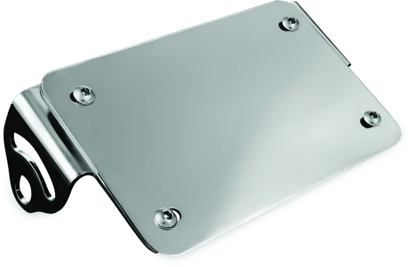 Kuryakyn License Plate Turn Signal & Marker Light Mount Chrome - Main Product View
