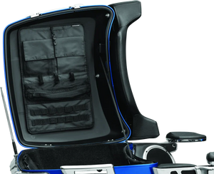 Kuryakyn Lid Organizer Tour-Pak Black - Side View