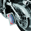 Load image into Gallery viewer, Kuryakyn Lighted Curved Vertical Side Mount License Plate Holder - Main Product View