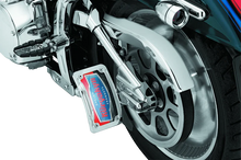 Load image into Gallery viewer, Kuryakyn Lighted Curved Vertical Side Mount License Plate Holder - Main Product View