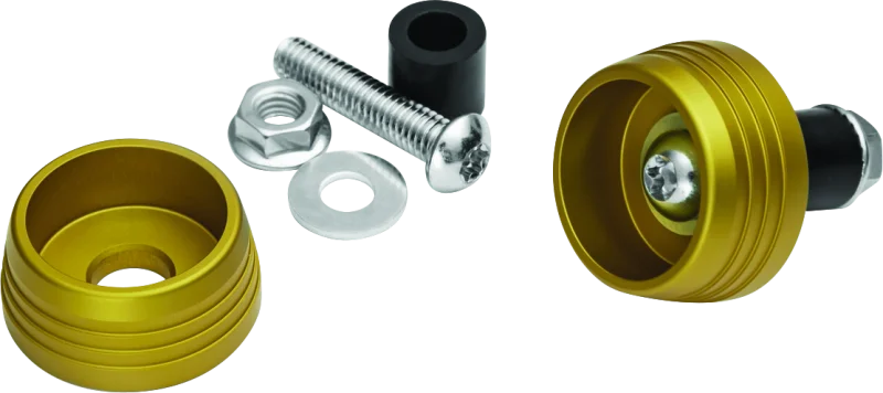 Kuryakyn Lodestar Axle Sliders Gold - Main Product View