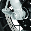 Load image into Gallery viewer, Kuryakyn Lodestar Axle Sliders Silver - Side View