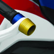 Load image into Gallery viewer, Kuryakyn Lodestar Bar Sliders Gold - Side View