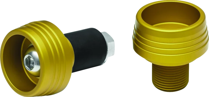 Kuryakyn Lodestar Front Axle Slider Gold - Main Product View