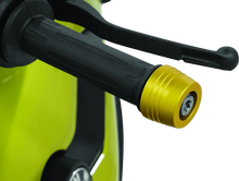 Load image into Gallery viewer, Kuryakyn Lodestar Handlebar Slider Gold - Side View