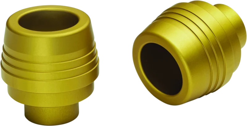 Kuryakyn Lodestar Handlebar Sliders-BMW-Gold - Main Product View