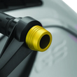 Load image into Gallery viewer, Kuryakyn Lodestar Handlebar Sliders-BMW-Gold - Side View