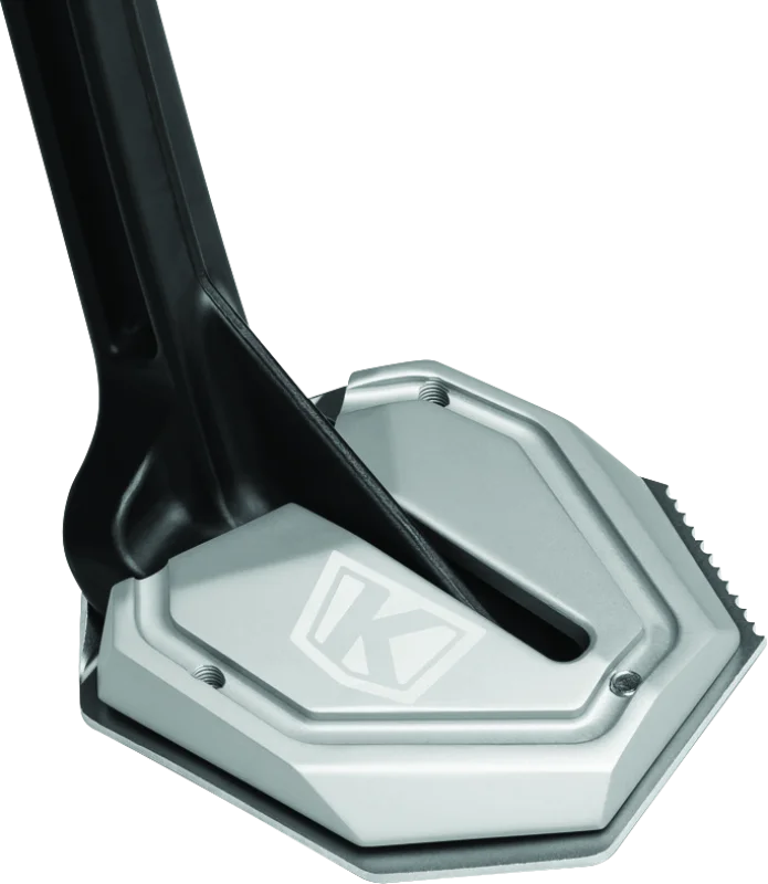 Kuryakyn Lodestar Kickstand Shoe Silver - Side View