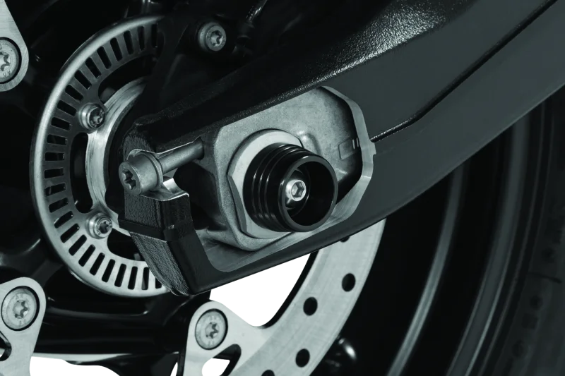 Kuryakyn Lodestar Rear Axle Slider Black - Side View