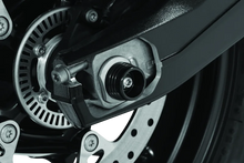 Load image into Gallery viewer, Kuryakyn Lodestar Rear Axle Slider Black - Side View