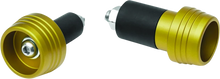 Load image into Gallery viewer, Kuryakyn Lodestar Rear Axle Slider Gold - Main Product View