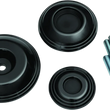 Load image into Gallery viewer, Kuryakyn Lodestar Rear Axle Sliders-BMW-Black - Main Product View