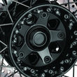 Load image into Gallery viewer, Kuryakyn Lodestar Rear Axle Sliders-BMW-Black - Side View