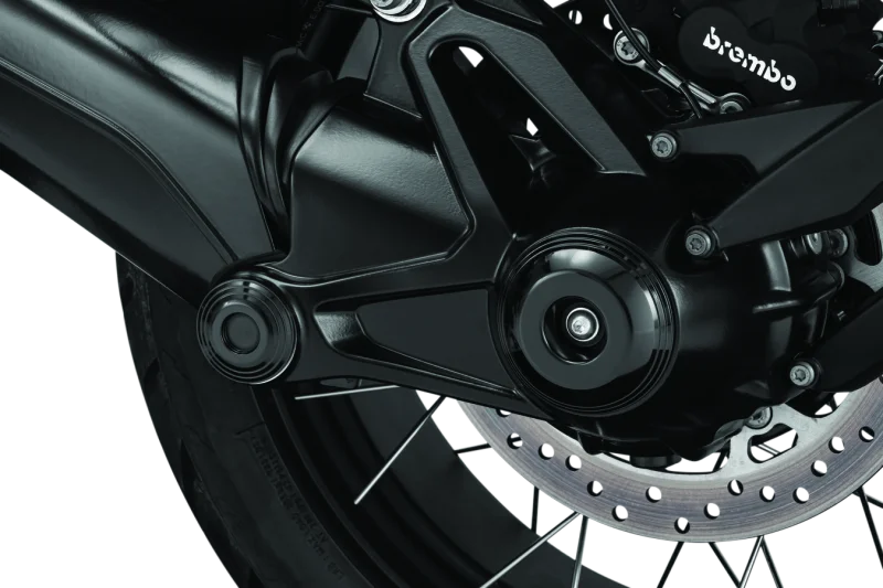 Kuryakyn Lodestar Rear Axle Sliders-BMW-Black - Detail View