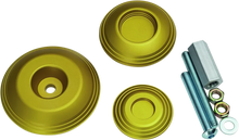 Load image into Gallery viewer, Kuryakyn Lodestar Rear Axle Sliders-BMW-Gold - Main Product View