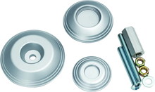 Load image into Gallery viewer, Kuryakyn Lodestar Rear Axle Sliders-BMW-Silver - Main Product View