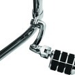 Load image into Gallery viewer, Kuryakyn Longhorn Offset Dually ISO Peg With 1-1/2in Clamp Chrome