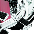 Load image into Gallery viewer, Kuryakyn Longhorn Offset Dually ISO Pegs With 1-1/4in Clamp Chrome - Side View