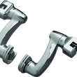 Load image into Gallery viewer, Kuryakyn Longhorn Offset Peg Mounts Chrome (Pair) - Main Product View