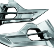 Load image into Gallery viewer, Kuryakyn Louvered Battery Box Covers 12-17 Honda GL1800 Chrome - Main Product View