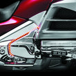 Load image into Gallery viewer, Kuryakyn Louvered Transmission Cover 01-17 Honda GL1800 Chrome - Side View