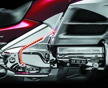Load image into Gallery viewer, Kuryakyn Louvered Transmission Cover 01-17 Honda GL1800 Chrome - Side View
