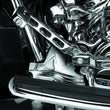 Load image into Gallery viewer, Kuryakyn Lower Front Frame Cover 91-16 Touring Chrome - Side View