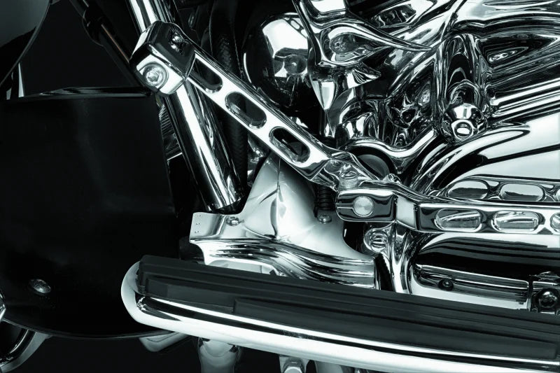 Kuryakyn Lower Front Frame Cover 91-16 Touring Chrome - Side View