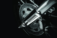 Load image into Gallery viewer, Kuryakyn Lower Leg Deflector Shields 00-13 Touring Chrome - Back View