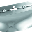 Load image into Gallery viewer, Kuryakyn Lower Tree Wind Deflector 80-13 Touring Chrome - Main Product View