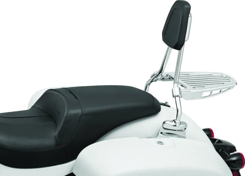 Kuryakyn Luggage Rack Sissy Bar Chrome - Side View