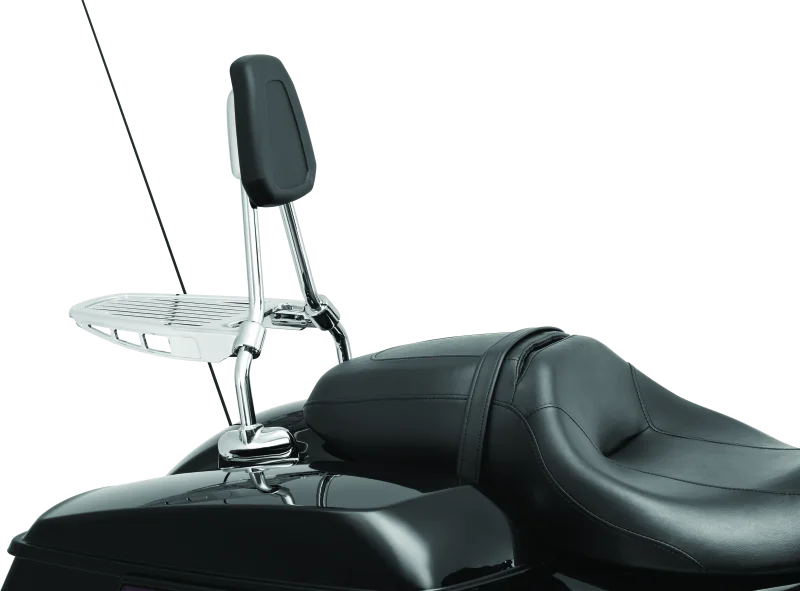 Kuryakyn Luggage Rack Sissy Bar Chrome - Installation View
