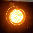 Load image into Gallery viewer, Kuryakyn Luminez L.E.D. Front Turn Signal Insert 1157 Amber - Side View